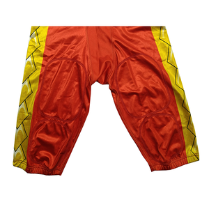 Uniformes de fútbol americano profesional para hombre de alta calidad 100% poliéster cintura elástica pantalones cortos acolchados High Street transpirable - Product Image 2