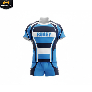 Uniforme de Rugby Personalizado y Transpirable |   Pantalones Cortos Deportivos de Poliéster 100% Sublimados |   Uniforme de Equipo Escolar |   Antibacteriano Rápido - Product Image 4