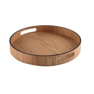 Bandeja de servicio de madera con acabado de nogal, vajilla personalizada, comida, desayuno, Pasta, platos, bandejas, bandeja de servicio de madera - Product Image 6