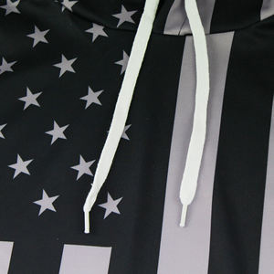 เสื้อฮู้ดผู้ชายแบบซับลิเมชันผ้าคอตตอนแบบผสมปรับได้ผ้าถักโครเชต์มาใหม่สำหรับ2026ฤดูหนาว - Product Image 4