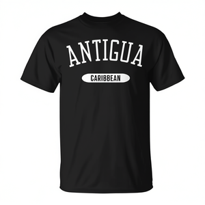 Antigua Classic Style <b>Caribbean</b> T-<b>Shirt</b> Promotional Antigua Style <b>Shirt</b> - Product Image 2