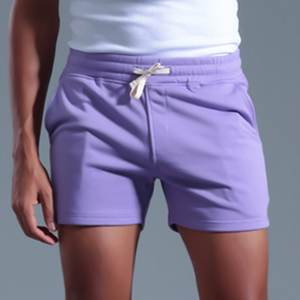 Pantalones cortos atléticos para correr en el gimnasio para hombre con bolsillos Pantalones cortos de entrenamiento de algodón Pantalones cortos para correr - Product Image 3