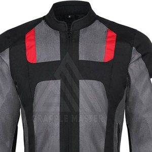 Chaqueta de invierno de estilo callejero personalizada para hombre Material Cordura impermeable ligero y cómodo para montar en moto - Product Image 4