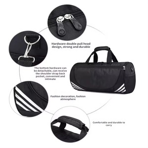 Popular bolsa de lona plegable para gimnasio, bolsa de entrenamiento deportivo, bolsas de lona ligeras para hombres y mujeres - Product Image 6