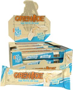 Barra de Proteína con Galleta de Chocolate Blanco Gre'nade 12×60g - Product Image 2