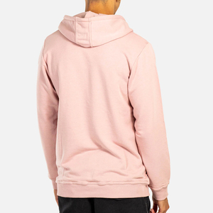 Sudadera con Capucha Lisa Rosa para Hombre, Informal, de Mezcla de Algodón y Felpa, Cómoda, de Manga Larga, Estilo Urbano, Básica, Sólida - Product Image 2
