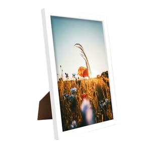 White 20 X 30 cm Poster Picture <b>Frame</b> <b>A2</b>/A4 Size Silver Metal Aluminium Alloy Decorative <b>Photo</b> <b>Frame</b> - Product Image 3