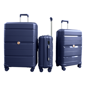 HUNGPHAT Valise de haute qualité en gros Ensembles de bagages en PP de qualité supérieure Matériau incassable Fabricant Asie Offre Spéciale - Product Image 3