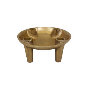 Portavelas de Adviento de Metal de hierro personalizado acabado verde para el hogar y decoración de iluminación de fiesta de Navidad al por mayor a granel - Product Image 6