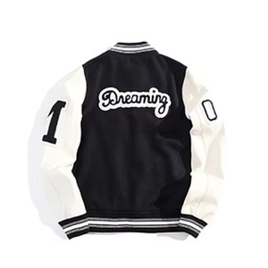 Chaqueta universitaria de lana de invierno personalizada ODM OEM de alta calidad para hombre, chaquetas universitarias de moda personalizadas transpirables hechas en Pakistán - Product Image 5