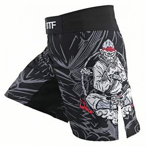 Pantalones Cortos de MMA para Hombre de Alta Calidad, Cintura Elástica, Logotipo Personalizado, Uso Adulto, 100% Algodón, Impermeables, Transpirables, Ropa Deportiva - Product Image 6
