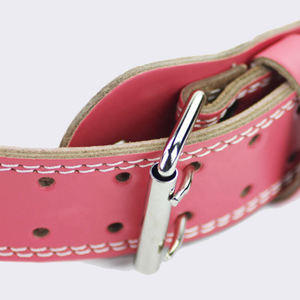 Cinturón de gimnasio de entrenamiento físico de alta resistencia Soporte de espalda personalizado Precio de levantamiento de pesas Cinturones de entrenamiento de cuero de vaca - Product Image 1