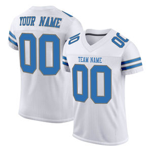 เสื้อเจอร์ซีย์ NFL ผ้าโพลีเอสเตอร์ตาข่ายเย็บด้วยเครื่องจักร ระบายอากาศได้ดี เสื้อฟุตบอลอเมริกัน คุณภาพดี - Product Image 5