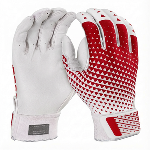 Guantes de Bateo de Béisbol de Diseño Personalizado al por Mayor, Palma de Cuero Premium, Equipo Profesional, Talla Adulto/Juvenil, Guantes de Bateo de Softbol - Product Image 2