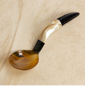 Ensemble de cuillères à salade en corne de buffle naturelle avec poignée au design étonnant Articles de cadeaux de mariage Exportateur - Product Image 3