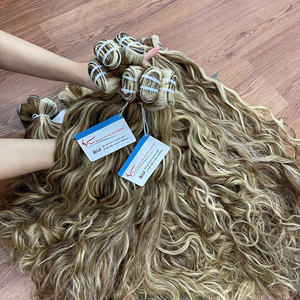 Extensiones de cabello humano virgen vietnamita Paquetes de cabello nautral Hairshop Color Máquina DE COSER DE LUJO Trama de cabello - Product Image 5