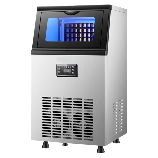 Small Cube Ice Making Machine Commercial Crystal Nugget Cube Ice Machines Maker Countertop Ice Maker Machine Home Industrial
