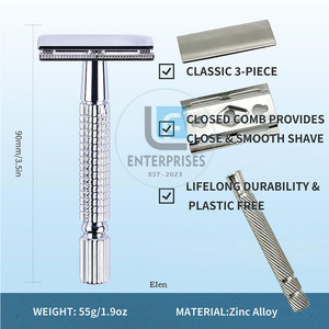 Rasoirs de sécurité en acier inoxydable de haute qualité fabriqués au Pakistan - Réutilisables et durables, prix de gros bas - Product Image 4