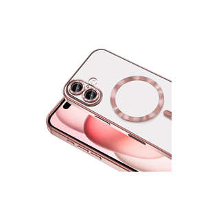 Netzy for iPhone 16 for MagSafe Compatible <b>Case</b> Silicone Cover Electroplate Special <b>Wireless</b> <b>Charging</b> Camera Protection Ins for - Product Image 4