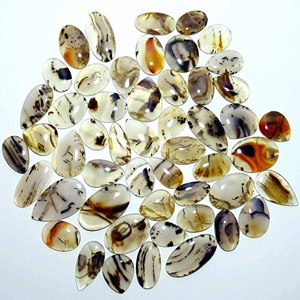 Natural Montana ágata cabujón piedra preciosa suelta para la fabricación de joyas Top India piedras preciosas Material de cuarzo - Product Image 3