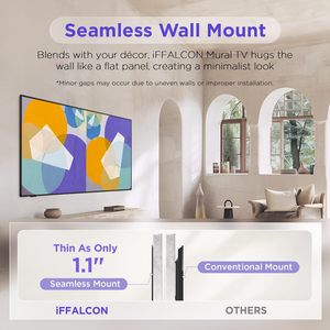 ทีวีสมาร์ท 4K ขนาด 75 นิ้ว ดีไซน์บางเฉียบ 144Hz พร้อม Dynamic Range, AI Art Mode, ช่วงสีที่ครอบคลุมกว้าง สำหรับห้องครัว พร้อมกรอบรูปพรีเมียม ขนาด 75 นิ้ว - Product Image 5