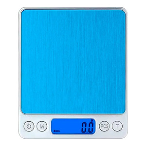 Balance de cuisine numérique haute précision pour aliments, en acier inoxydable, 500 g - Couleurs assorties - Product Image 3
