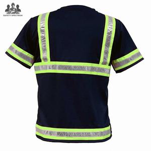 T-shirt de sécurité haute visibilité pour homme |   Vêtements de travail industriels respirants et imperméables |   Tissu haute durabilité certifié ASTM OEM - Product Image 6
