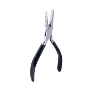 Alicates de punta plana para hacer joyas de grado quirúrgico con mango de agarre negro, alicates para hacer joyas, alicates pequeños de varias puntas - Product Image 5