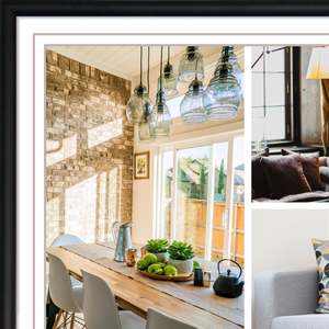 Cadre photo 59,4 x 84,1 cm DIN A1 Noir Lot de 3 - Product Image 6