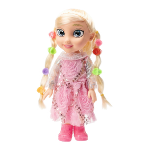 2 Muñecas de Moda de 38 cm con Luz RGB y Música, Juguetes de Plástico a Pilas para Niños - Product Image 1