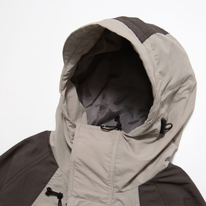 เสื้อกันลมมีฮู้ดสำหรับผู้ชายเสื้อแจ็คเก็ตมีฮู้ดสำหรับ2025แนวสตรีทฮิปฮอปแบบกำหนดเองได้มีหลายกระเป๋า - Product Image 3