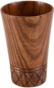 Mug de voyage en bois d'acacia durable et écologique Star World avec couvercle pour café, thé, bière et eau, garde les boissons chaudes/froides, style luxueux - Product Image 2
