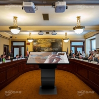 Terminal Digital Signage Layar Sentuh HD 43 Inci untuk Pusat Perbelanjaan, Sistem Android 11, Sentuh Kapasitif, 2G 32GB, CMS Gratis