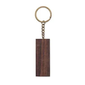 Porte-clés personnalisé en bois de noyer, produit de merchandising unique CODE - Product Image 3