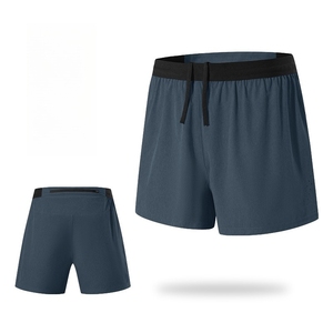 Gran oferta 2 en 1 ropa de gimnasio Cross Fit Shorts Fitness entrenamiento corto deportes correr gimnasio pantalones cortos para hombre gimnasio entrenamiento Shorts DDP envío - Product Image 1