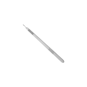 Porte-lame en acier inoxydable allemand 250 mm 9.34 \ "droit No 3 poignée de scalpel réutilisable non stérile alimentation manuelle vente en gros - Product Image 3