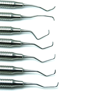 Ensemble d'instruments de remplissage composite dentaire MEDIVA ESSENCE, instruments chirurgicaux, 7 pièces, acier inoxydable, manuel, réutilisable, poignée ergonomique - Product Image 3