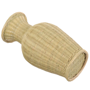 Jarrón de bambú Ambiente cómodo Interior Hecho en Vietnam Material ecológico para decoración del hogar y decoración de vajilla al por mayor - Product Image 3