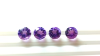 Quartz Améthyste Naturel du Brésil Super Fin 14mm, Pierre Précieuse en Vrac AAA, Coupe Ronde Violette, Grande Pierre pour Bijoux