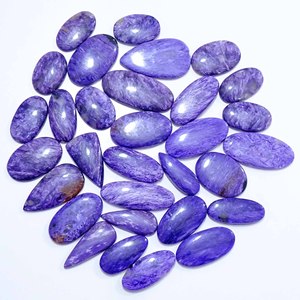 100% Charoite Natural piedra preciosa suelta al por mayor cabujón piedra preciosa suelta hermosa piedra preciosa suelta Natural para uso fabricación de joyas - Product Image 3