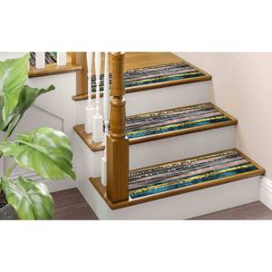 Tapis imprimé à motifs géométriques - Moderne, facile à nettoyer, lavable en machine, Gobelin - Product Image 4