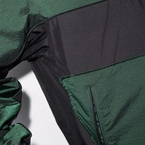 High Quality Custom Softshell Windbreaker <b>Jacket</b> for <b>Men</b> Waterproof <b>Canvas</b> Fabric with Stand Collar for Winter Outdoor Hiking - Product Image 4