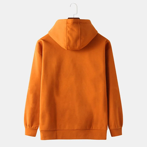 Haute qualité femmes pull décontracté à capuche Super épais coton éponge saison d'hiver motif solide personnalisé doublé uni teint - Product Image 5