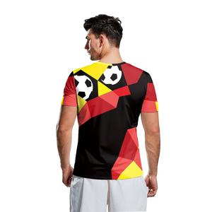 Camiseta de Fútbol Personalizada Retro Unisex Ligera, Transpirable y de Secado Rápido, Ropa Deportiva Personalizada con Servicio OEM para Adultos - Product Image 3