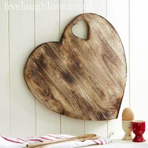 Tabla de Cortar de Madera Sostenible en Forma de Corazón de 1.5 cm de Grosor, Tabla de Cortar para Cocina, Suministro al por Mayor para el Hogar y Restaurantes - Product Image 2