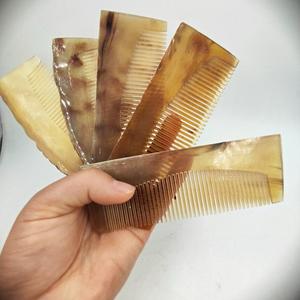 Natural Cow Horn Eco-Friendly Modern Hair Comb Handmade Premium Anti-Static Detangler for Men/Women and <b>Beard</b> <b>Care</b> - Product Image 3