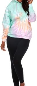 Venta al por mayor Unisex Streetwear Hoodie Tie Dye Acid Wash Heavyweight 100% algodón French Terry Oversized Women Pullover sudadera - Product Image 5