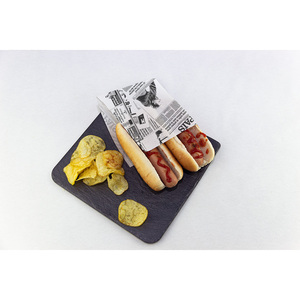 Sacchetti di Carta Anti-unto 15x15cm 35gsm con Stampa Prensa, Apertura su Due Lati, Carta Professionale, 3000 Pezzi, B2B - Product Image 1