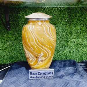 Vente en gros d'urne funéraire standard en métal de taille réelle personnalisée pot commémoratif personnalisé fournitures funéraires personnalisées - Product Image 6