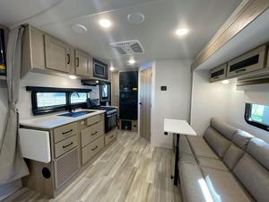 New DesignMini Lite Travel Trailer 4 Person Aluminum Teardrop Caravan With Slide Out <b>Kitchen</b> Modern Design - Product Image 2